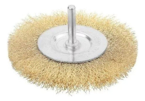 Cepillo Plano Ondulado 3´´ 75mm Ingco Wb40751 Color Dorado Oscuro