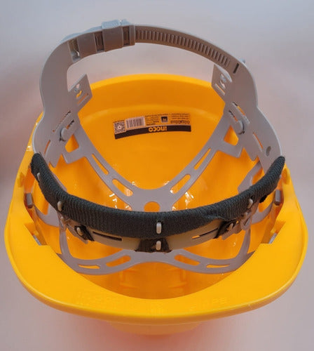 Casco Seguridad Obra Blanco Ingco Hsh209