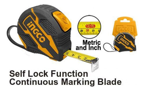 Cinta Metrica Pro 3mt X 16mm Hsmt08316 Ingco