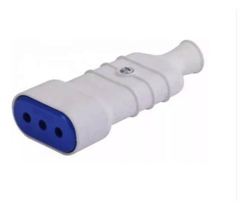 Enchufe Hembra Volante Pesado 10a 250v 2p (2 Unds)