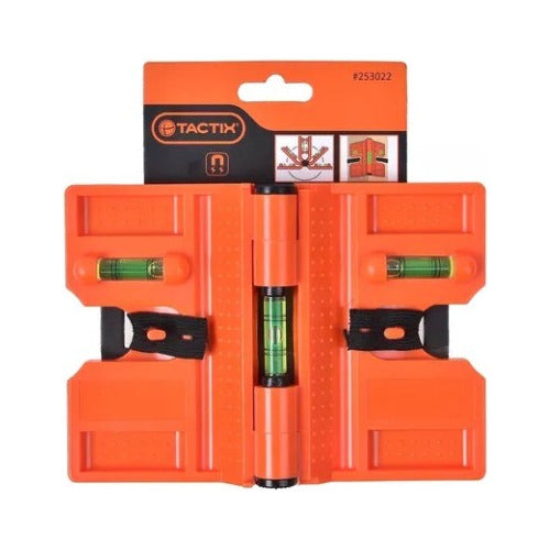 Nivel Esquina Magnético 3 Posiciones 0-45-90 Grados Tactix