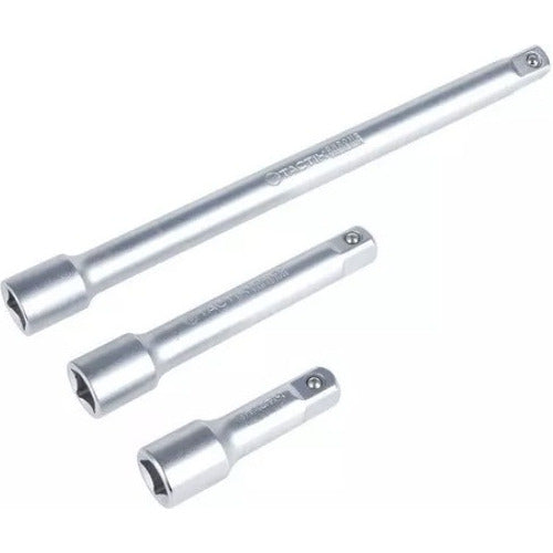 Extensión Adaptador Para Dados Cuadrante 1/4 Set De 3 Piezas