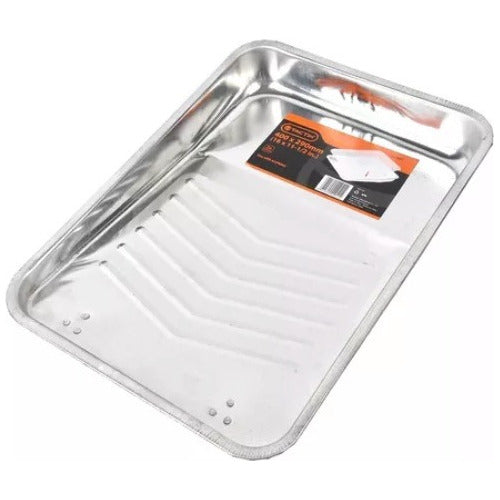 Kit Bandeja Para Pintar Metal Con 5 Plantillas Desechables