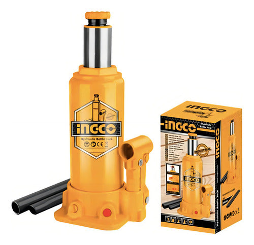 Gata Hidráulica Tipo Botella 4 Ton Ingco Hbj402