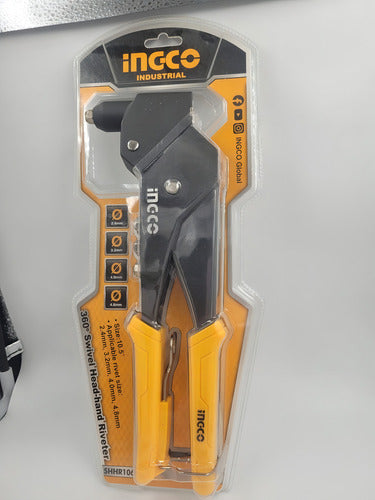 Remachadora Manual Cabeza Giratoria 10'' Ingco
