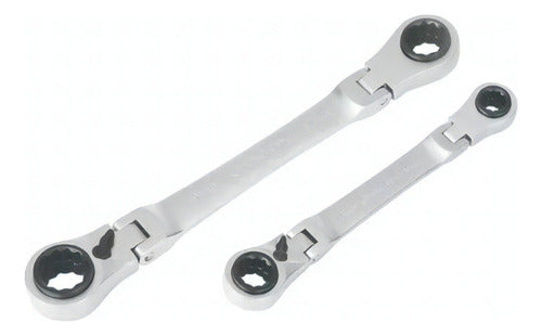 Llave Punta Corona Con Chicharra Flexible 8 En 1 Tactix