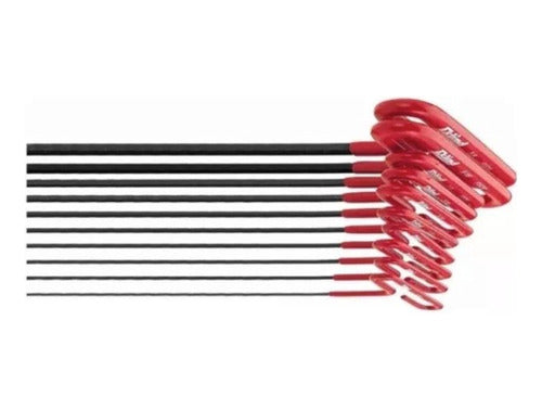 Llave Allen Eklind Tip T 9 L 3/32-1/4 8 Pz