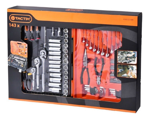 Juego Caja-set Llave Dado Con Chicharra 143 Pcs