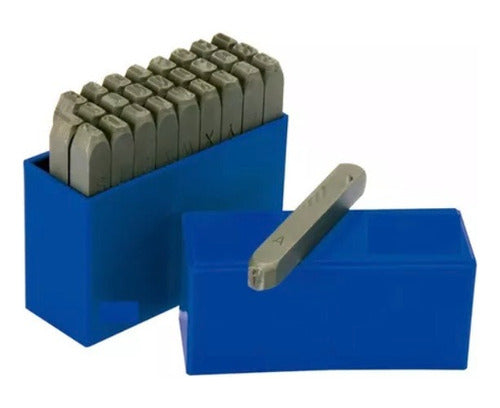Abecedario Golpe 12 Mm 27 Piezas En Caja.