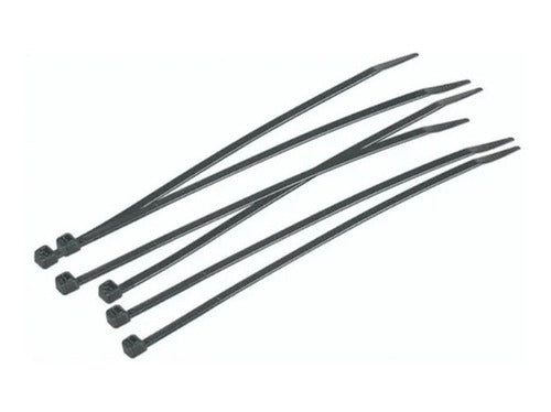 Bolsa Amarras Plásticas Negra Tactix 100mm (100pzas)