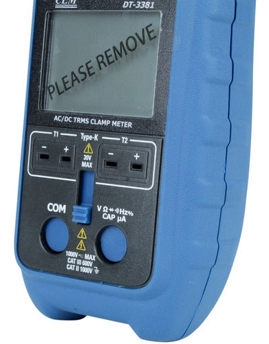 Tester Multiamperimetro Profesional Dt-3381