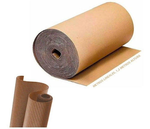 Rollo Carton Corrugado 5 Metros X 1.2 M / Cajas Embalaje