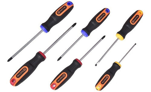 Set Destornilladores Atornillador Tactix Cruz Pala Estrella