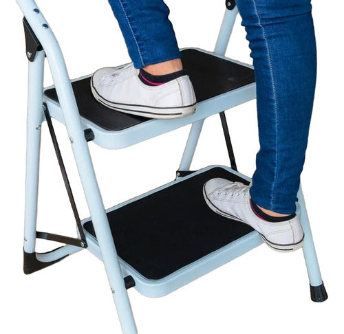 Piso Escala 3 Peldaños Acero Tubular Ingco + Envío Gratis