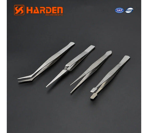 Set Kit Juego De Pinzas Cromado 4 Piezas Precision Harden
