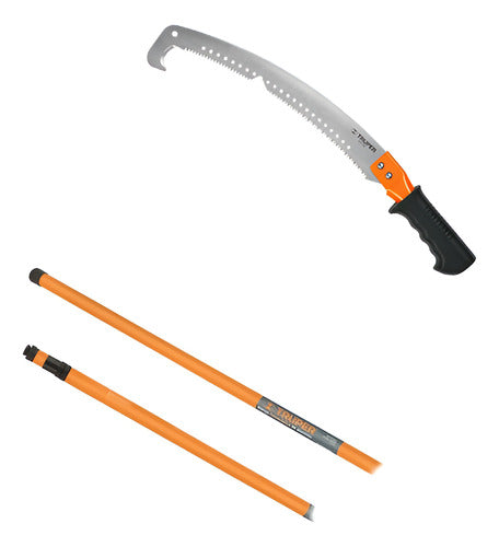 Serrucho Truper Poda Stp-16 3 Filos Con Mango Telescópico 14