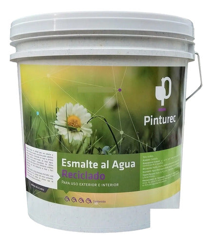 Esmalte Al Agua Reciclado Pinturec Café Elqui 4 Galones