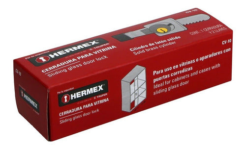 Cerradura Truper Para Vitrina C/ 2 Llaves Cv-10