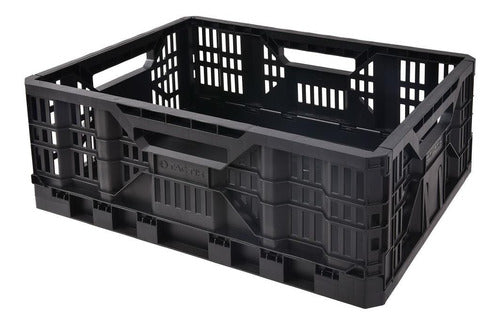 Caja Plástica Plegable Y Apilable Tactix 60x40x22 Cm 320235