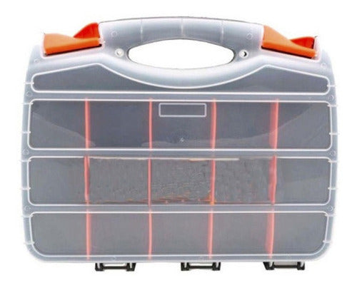 Caja Organizador Dos Lados Kendo Plastico 37x30x8 Cm