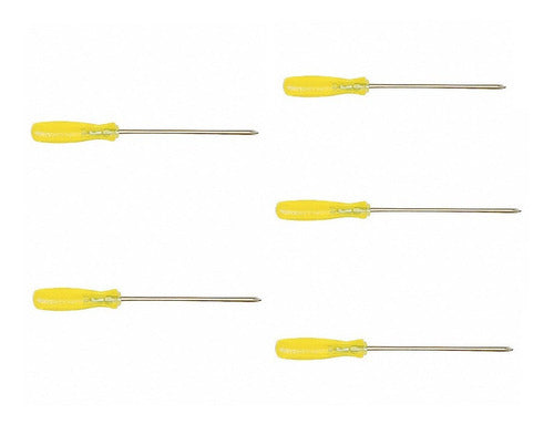 Pack 5 Atornilladores Germany Perilleros Punta Philips 3mm