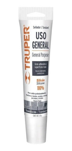 Silicona Transparente 85 Mlsil-85t Truper