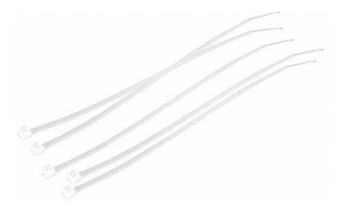 Bolsa Amarras Plásticas Blanca Tactix 100mm (100pzas)