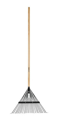 Rastrillo Para Jardin 24 Dtes C/ Mango Madera Marca Truper