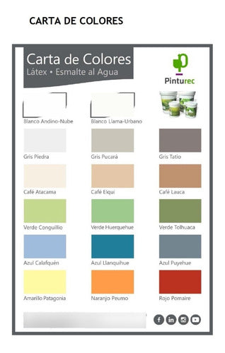 Esmalte Al Agua Pinturec Satinado Naranjo Peumo 4g