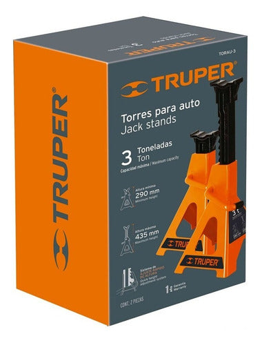 Torre Truper Para Auto 3 Ton (jgo. 2 Pzas.)