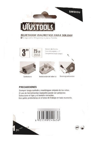 Sujetador Magnetico Para Soldar #3 (25 Lbs). Uyustools