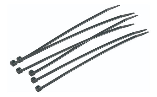 Bolsa Amarras Plásticas Negra Tactix 100mm (100pzas)