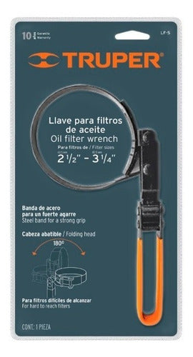 Llave Filtro Aceite Truper # Lf-5 (lf-500)