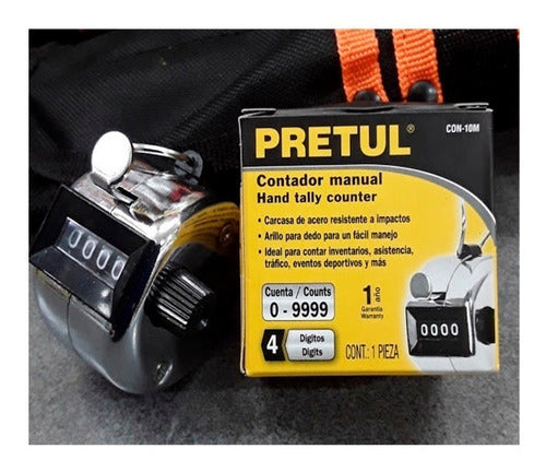 Contador Manual 4 Digitos Con-10m Pretul