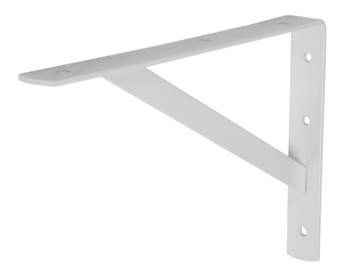 Escuadra Estante Truper Reforzada Blanca 13 X 20