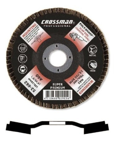 Disco Oxido Alum. Crossman Conico 115x22,2 G.120