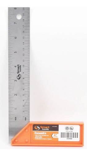 Escuadra Carpintero De 12 Ac. Inox.talon Plastica