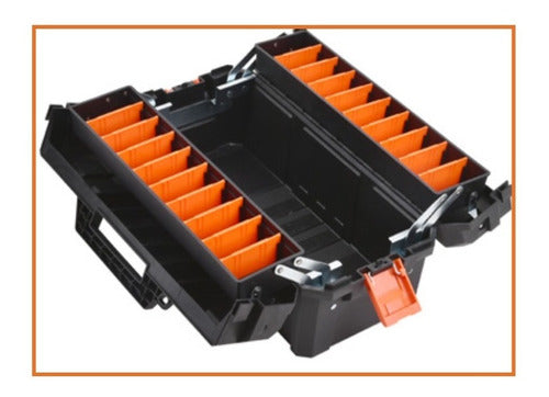 Caja Herramientas Reforzada Bandeja Plegable Tactix