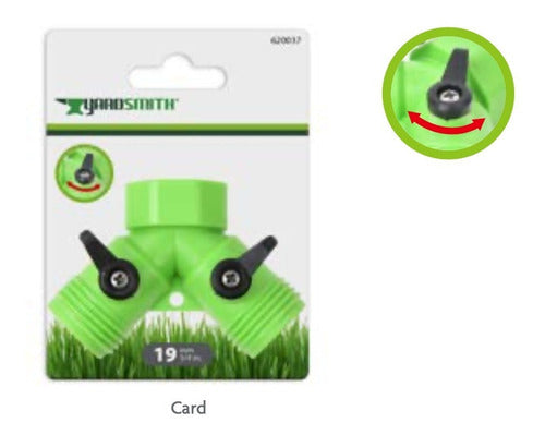 Conector Para Llave De Agua O Manguera Con 2 Salidas