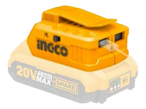 Motosierra Ingco Inalambrica 20v + Bateria + Cargador 12