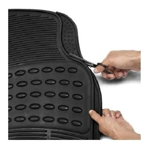 Set 4 Piezas Pisos De Goma Para Vehículos Universal Auto