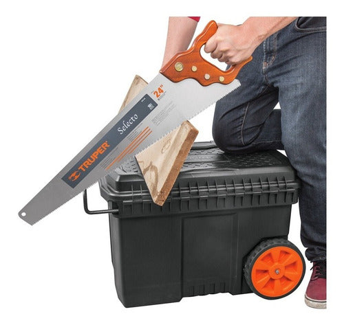 Caja Herramienta Truper Plastica 23 Con Ruedas # Chp-23r