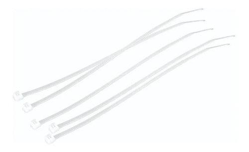 Bolsa Amarras Plásticas Blanca Tactix 200mm (100pzas)