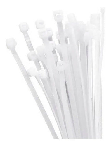 Bolsa Amarras Plásticas Blanca Tactix 150mm (100pzas)