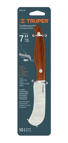 Cuchillo Para Linoleo 7 Acero Inox.culi-6 Truper