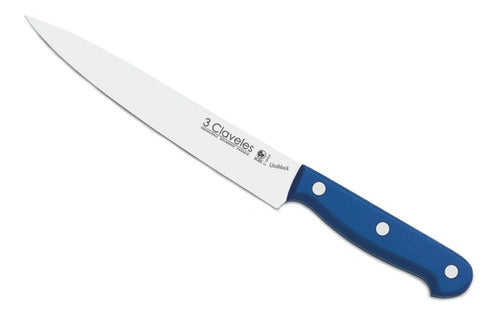 Cuchillo Tres Claveles Inox Mango Abs 20cms Filetear