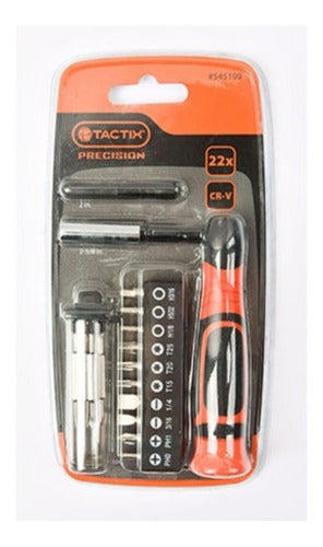 Atornillador Tactix Punta Intercambiable - 22 Pzas
