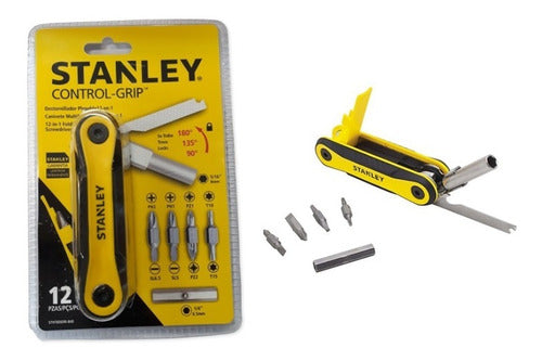 Atornillador Plegable Stanley 12 En 1