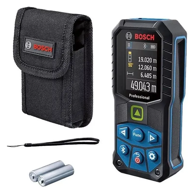 Medidor Láser Verde Bosch Glm 50-27 Cg Con Bluetooth