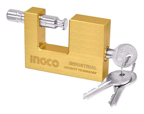 Ingco Dbbpl0702 Candado De Seguridad Bloque Tipo C Industrial 70mm